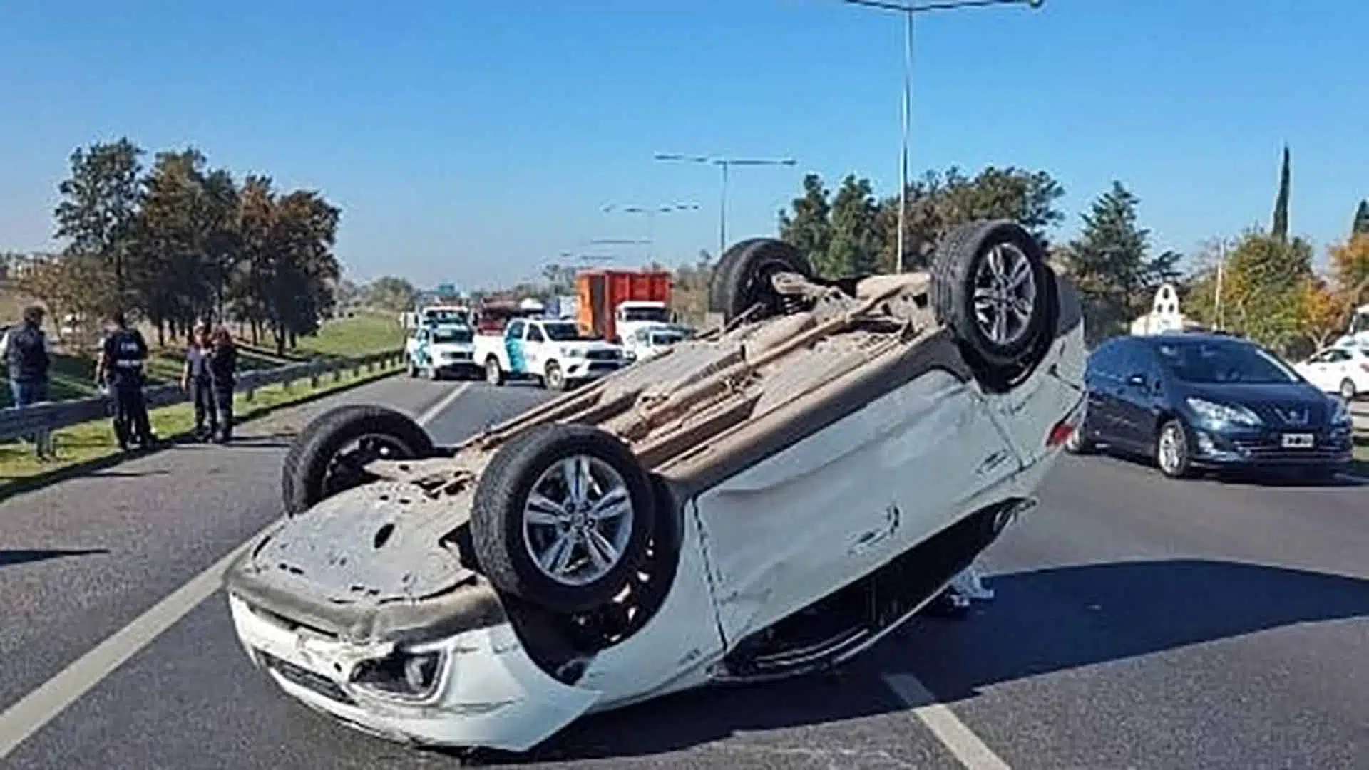 Caos en Panamericana por choque múltiple El Diario de Pilar