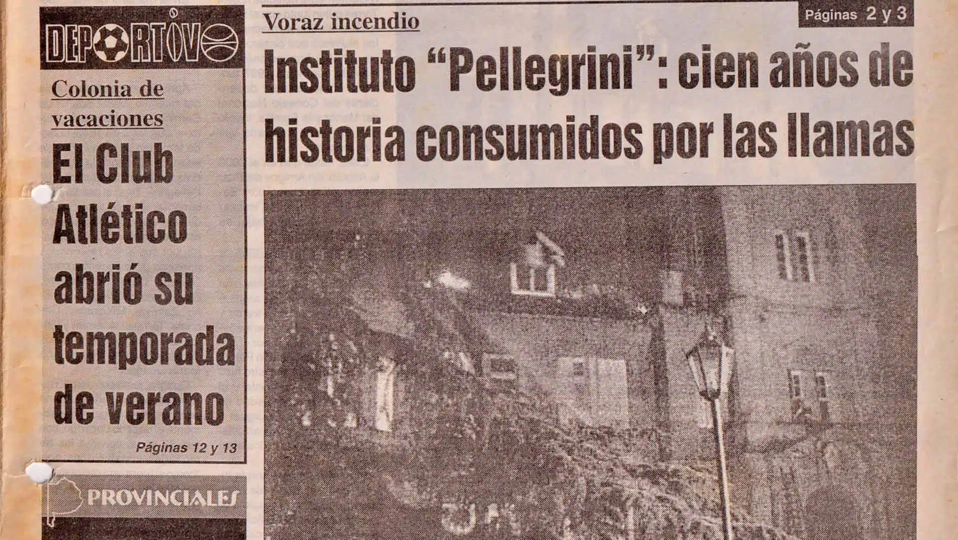 Incendio Pellegrini