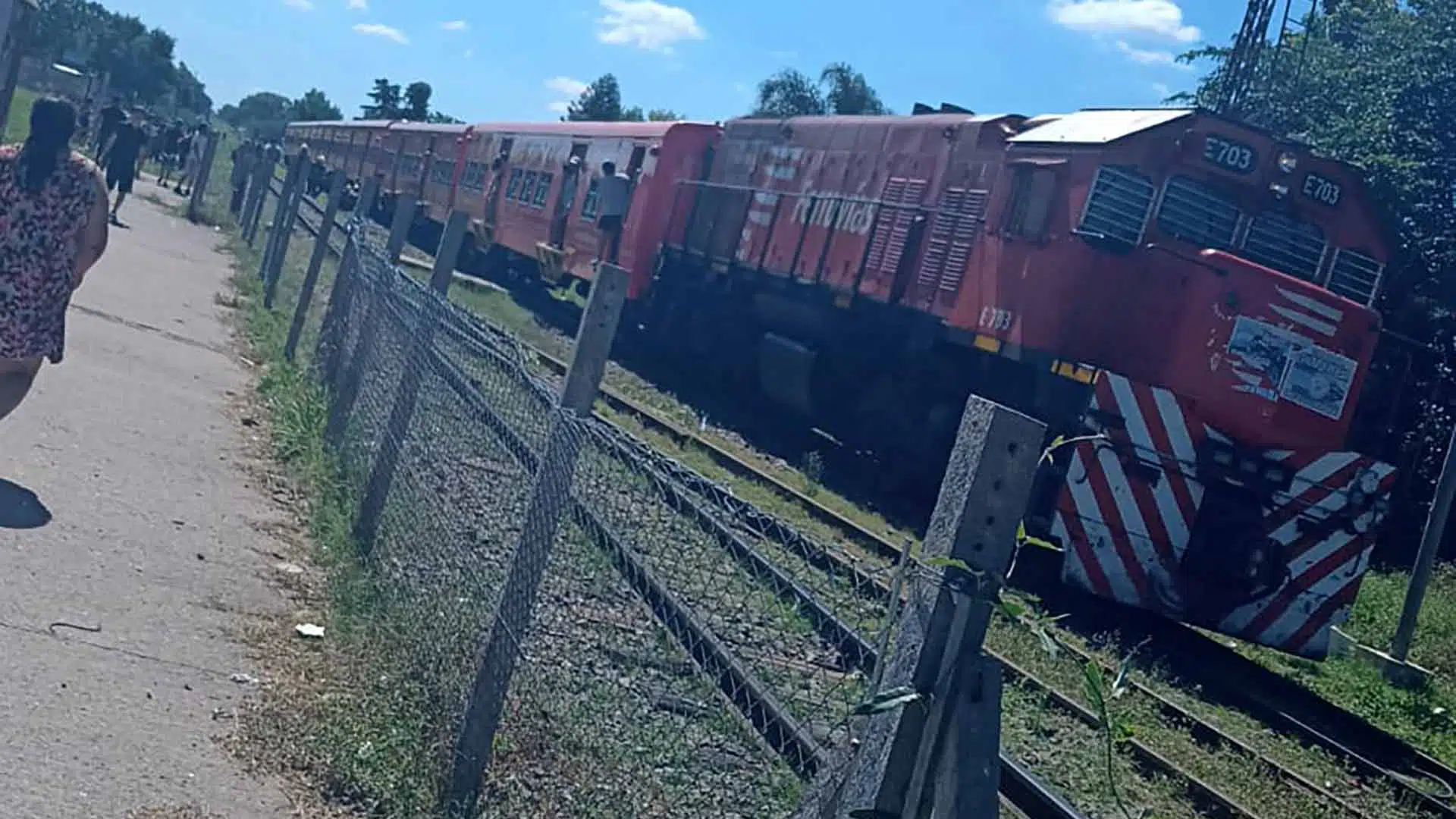 Menor accidente tren Alberti