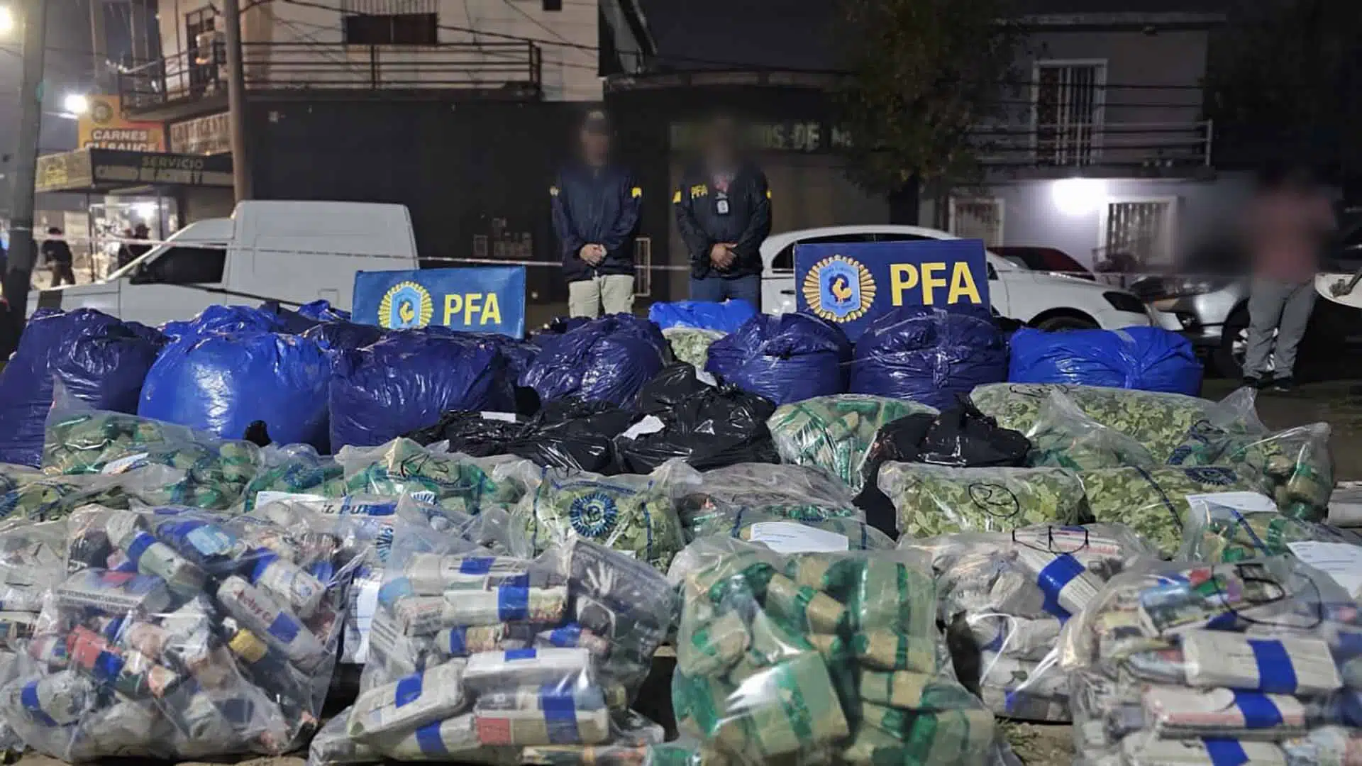 Banda narco allanamientos en Pilar