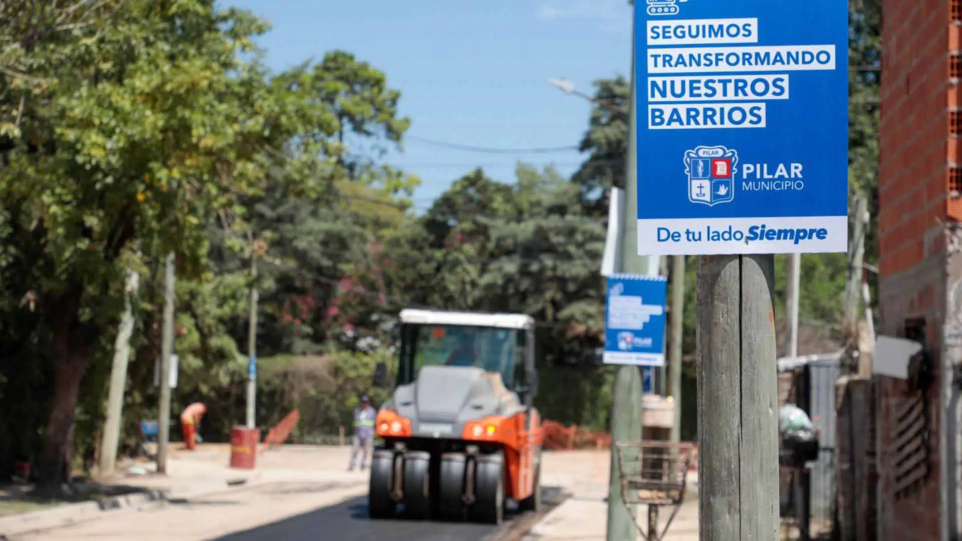 Obras asfalto Villa Rosa