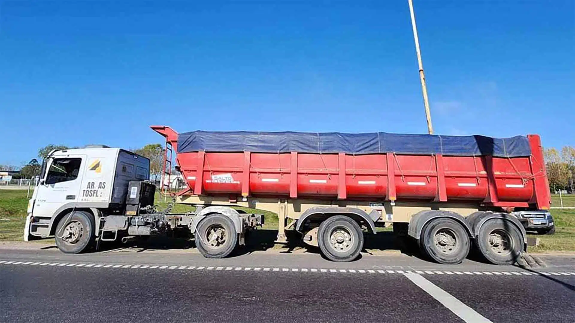 Camión detenido Cañuelas