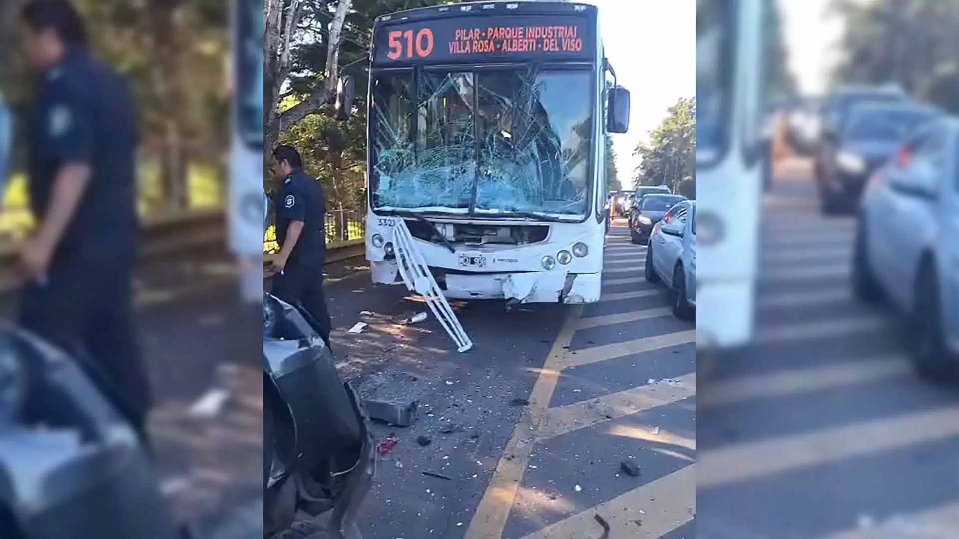 Choque en cadena Caamaño