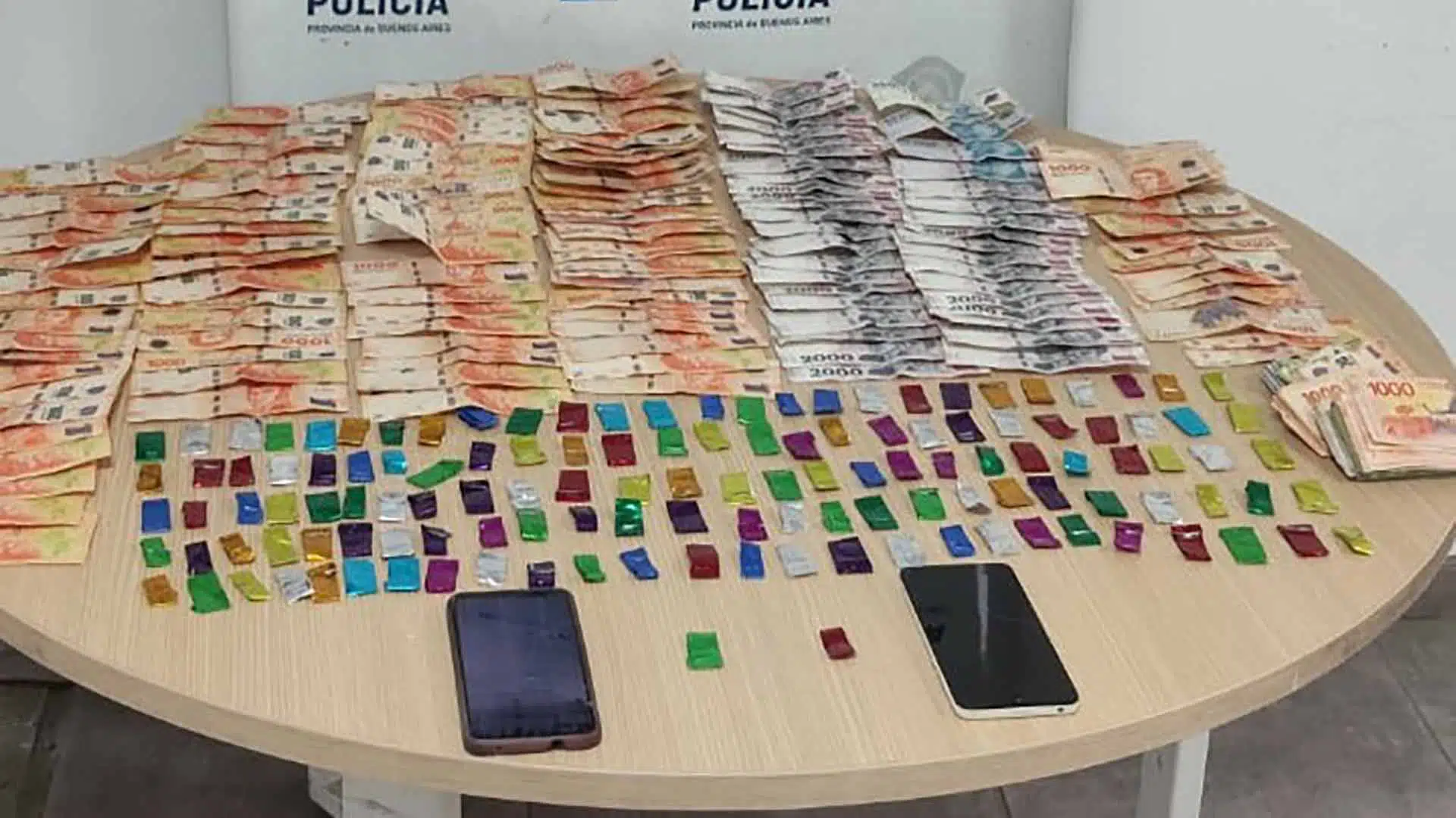 Detenidos droga