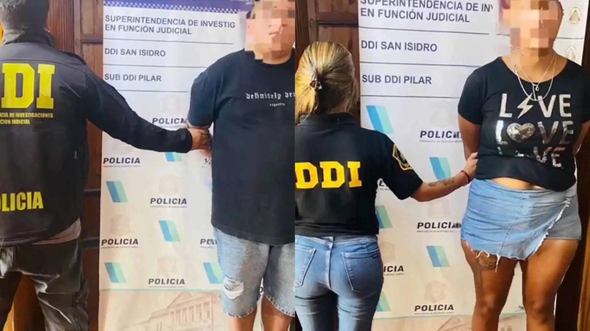 Detenidos robo local Pilar