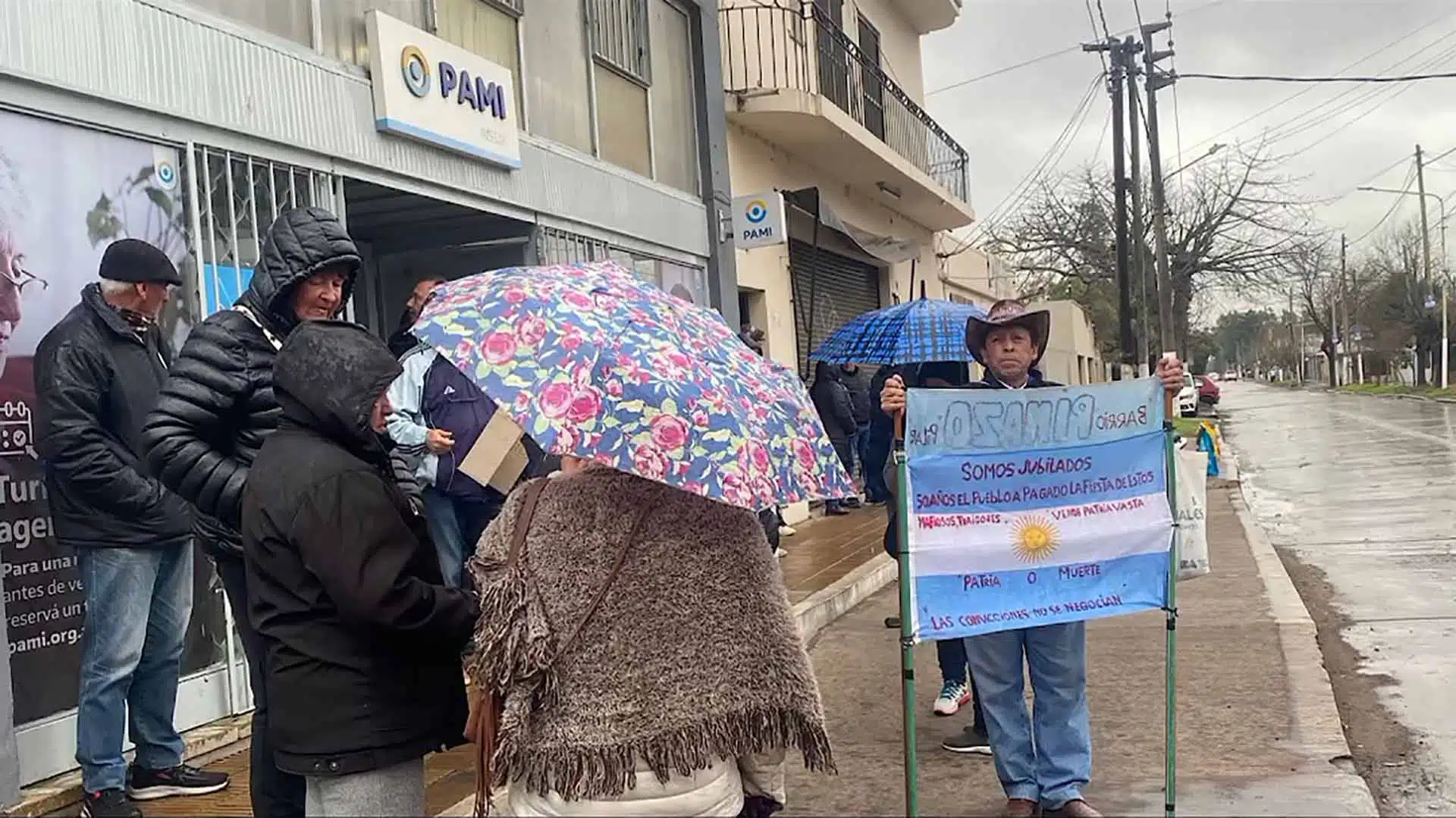 Protesta jubilados PAMI