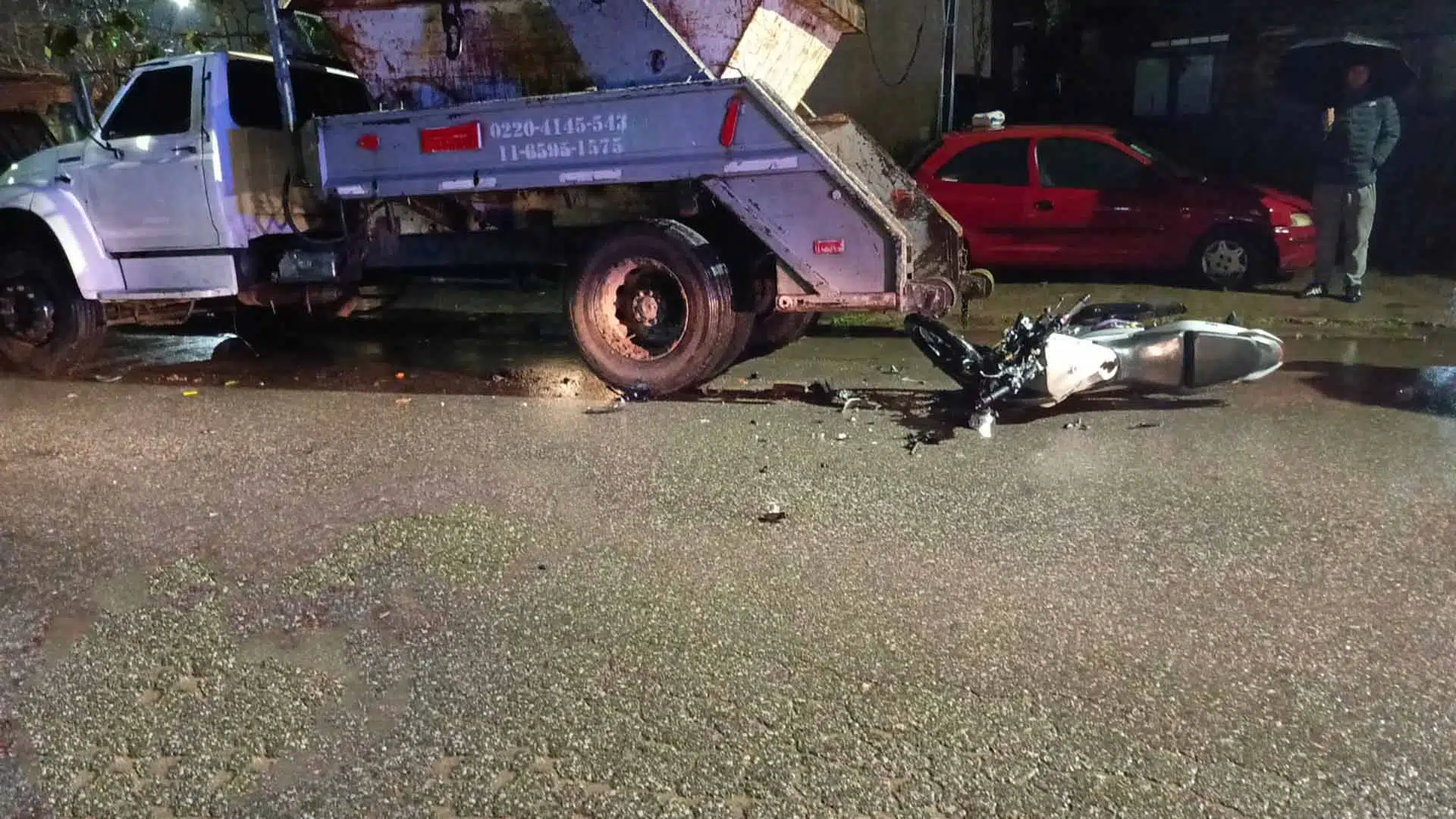 Motociclista muerto San Alejo