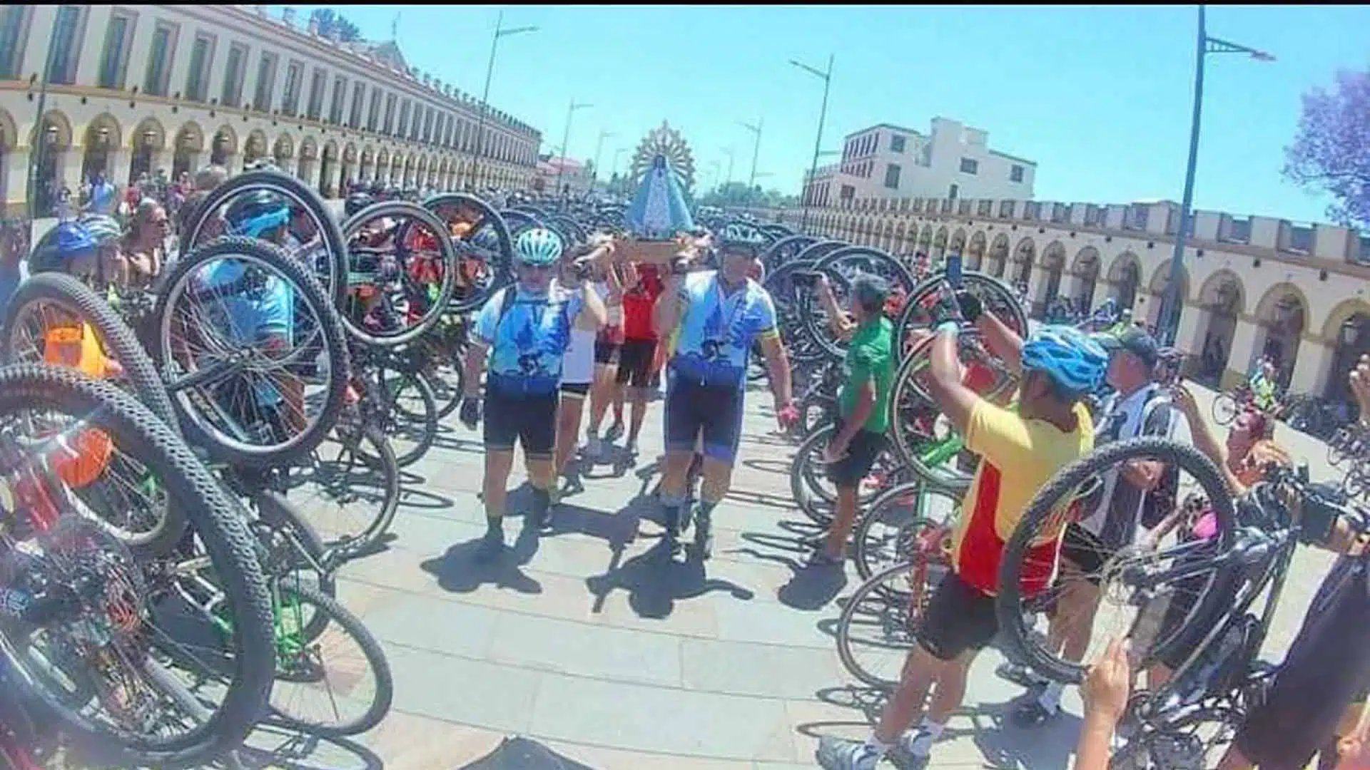 Peregrinación en bicicleta a Luján