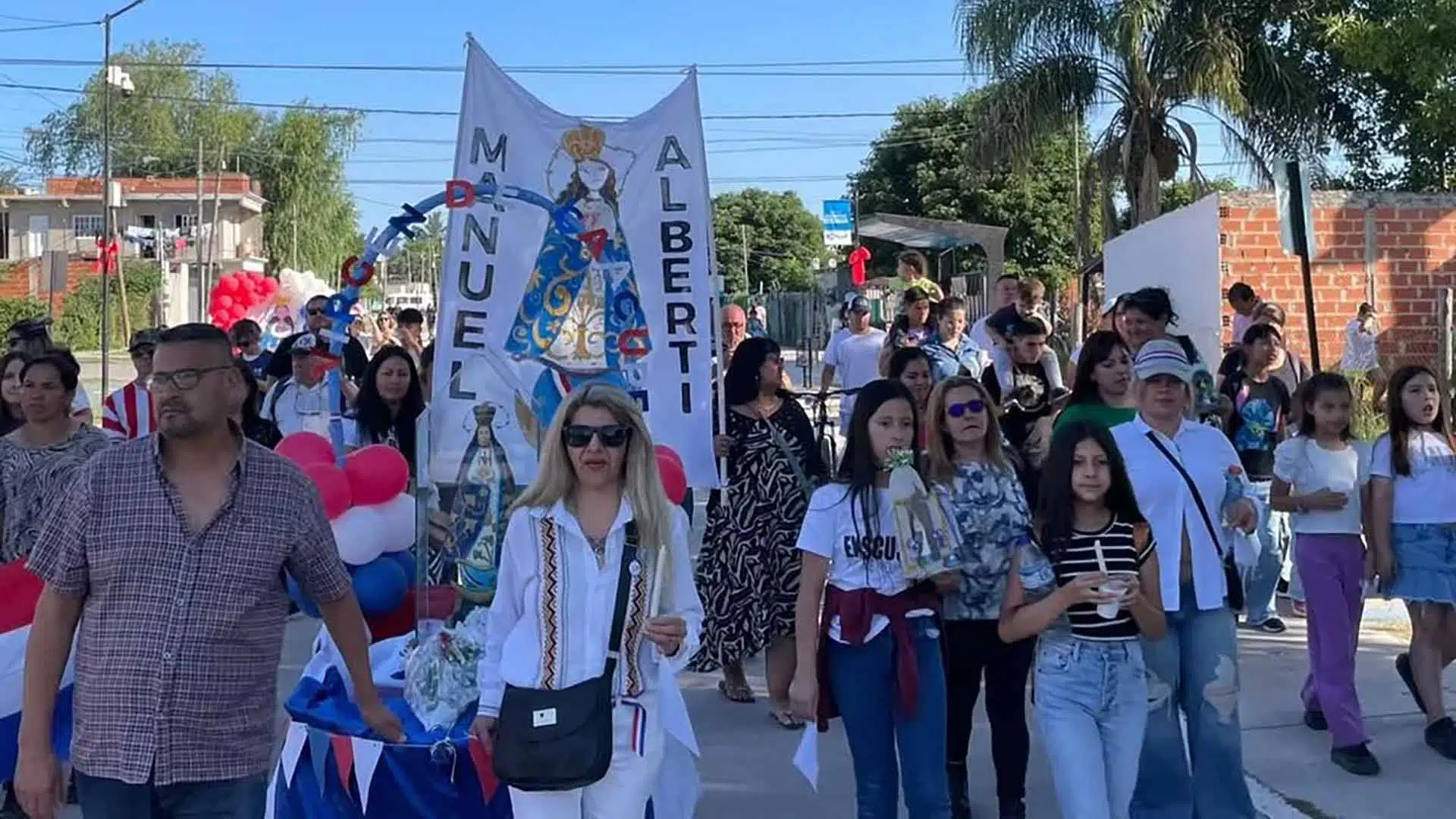 Procesión Virgen Caacupé