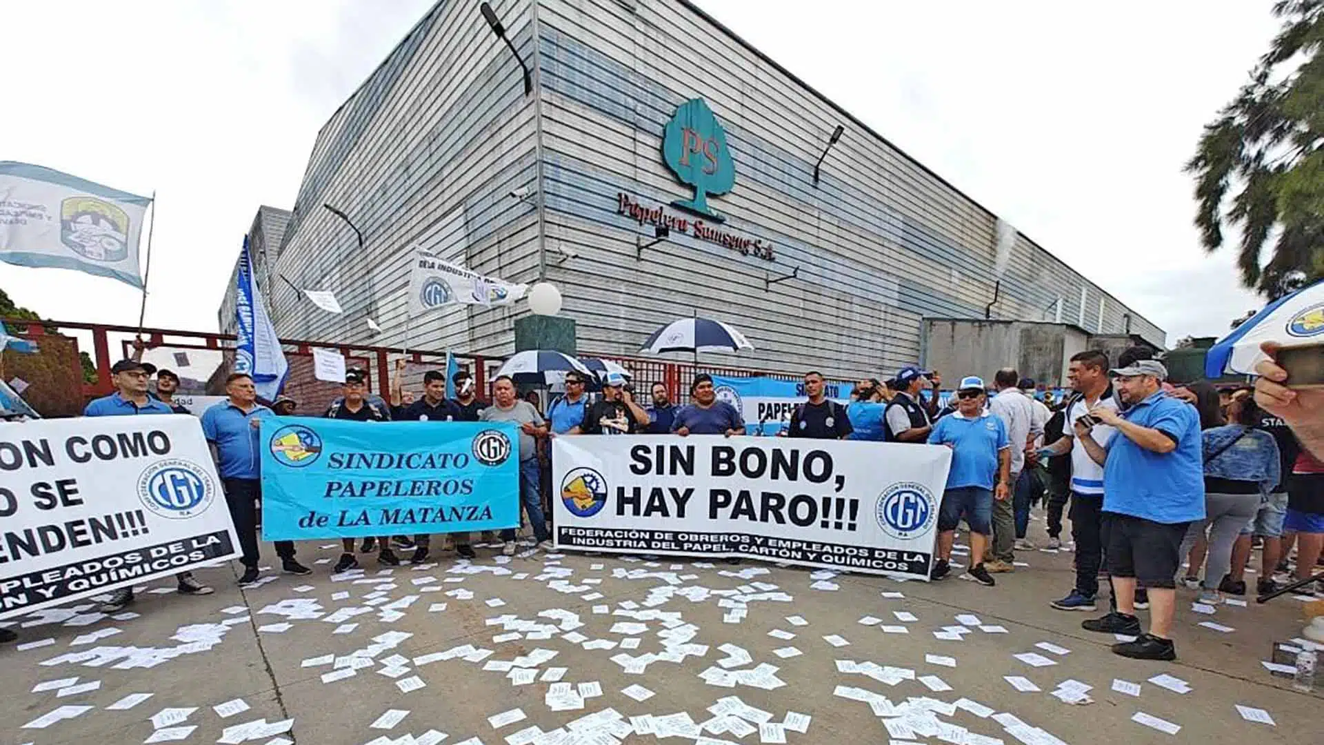 Manifestación Papeleros