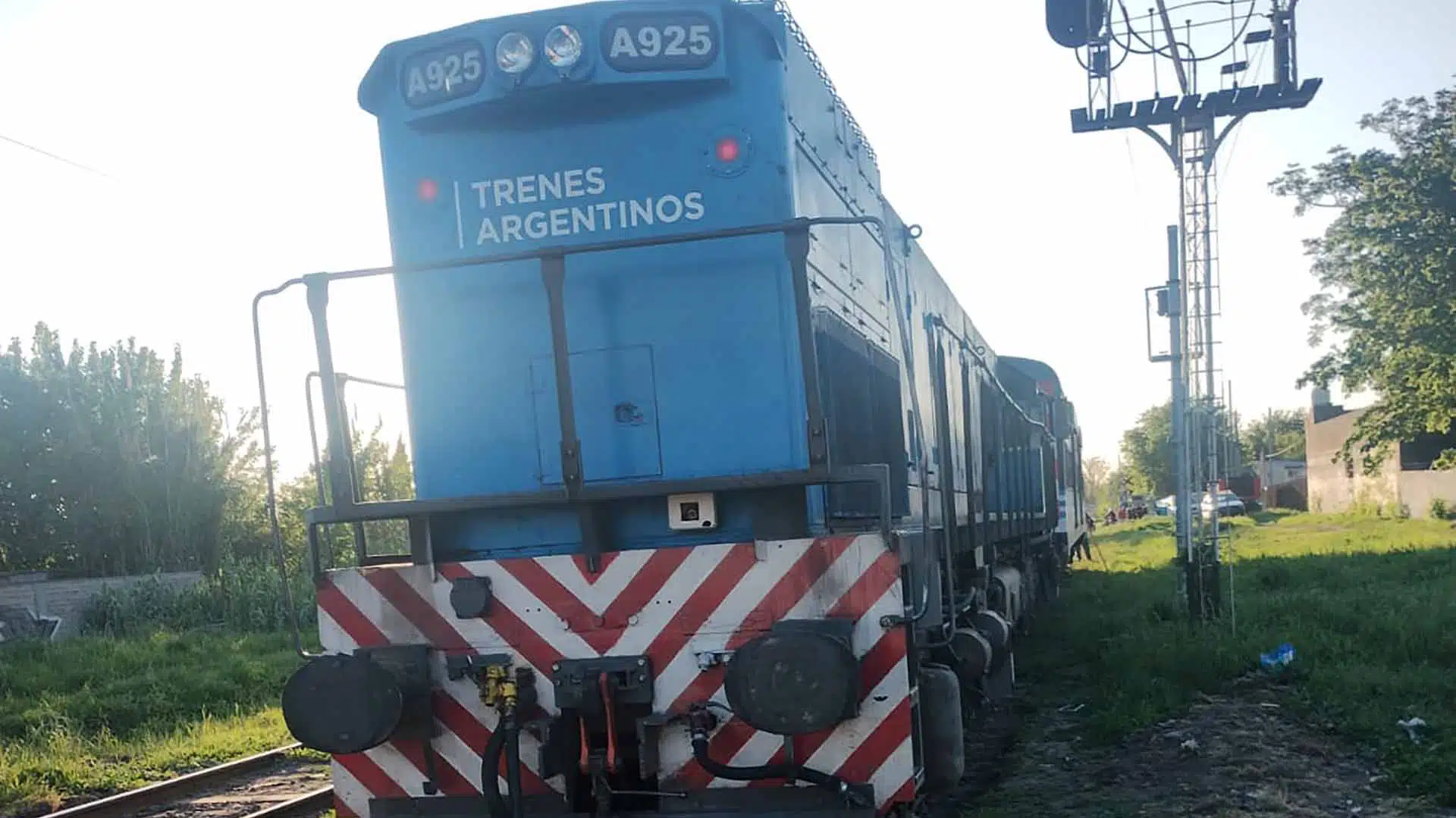 Suicidio tren San Martín